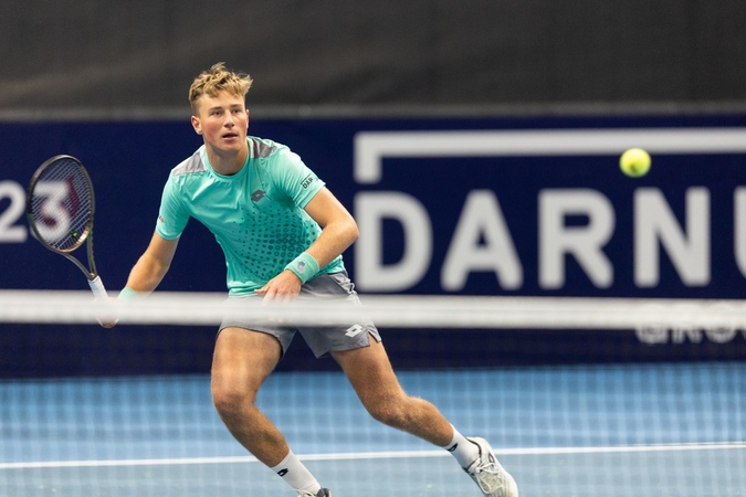 „Vilnius Cup 2023“: E. Butvilas eliminavo favoritą, staigmenas pateikė ir slovakas bei ukrainietis