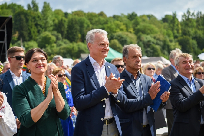 G. Nausėda politinių kalinių ir tremtinių sąskrydyje: tikiu šviesia Lietuvos ateitimi