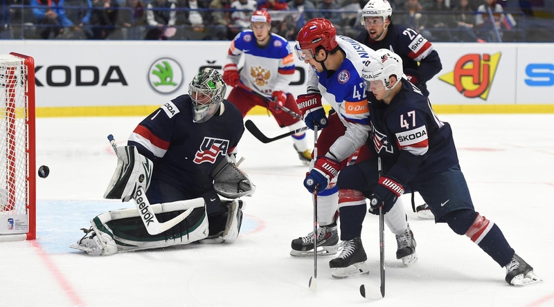 Pasaulio ledo ritulio čempionatas: rusai prapylė amerikiečiams