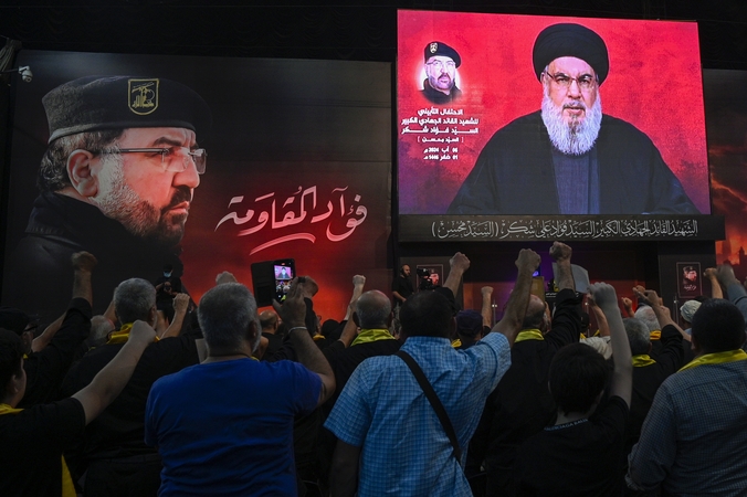 H. Nasrallah: po nužudymų „Hezbollah“ ir Iranas „privalo atsakyti“ Izraeliui