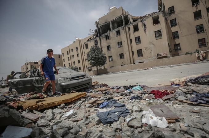 Izraelio smūgių Gazos Ruožui aukomis tapo 31 palestinietis