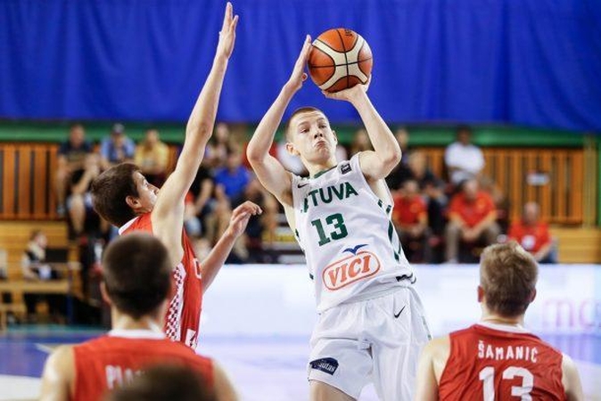 Lietuvos 16–mečių vaikinų krepšinio rinktinė iškopė į Europos čempionato finalą