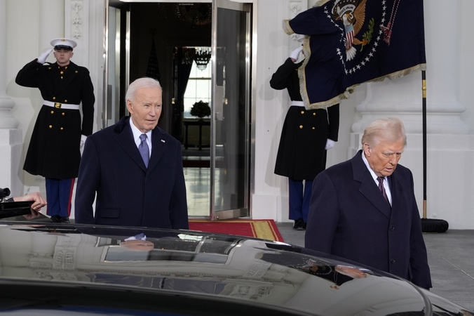 Joe Bidenas ir Donaldas Trumpas