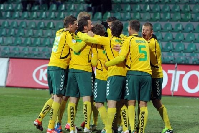 Lietuvos futbolo rinktinė.