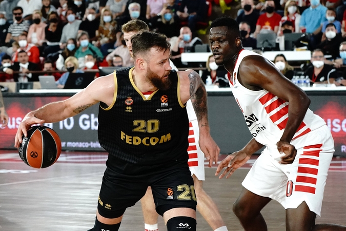 Spektaklis K. Durantui: „Oly“patiesę M. Jamesas ir „Monaco“ išplėšė lemiamą mačą