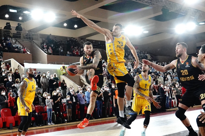 Vienu iš „Monaco“ vedlių buvęs D. Motiejūnas pratęsė juodą „Maccabi“ ruožą