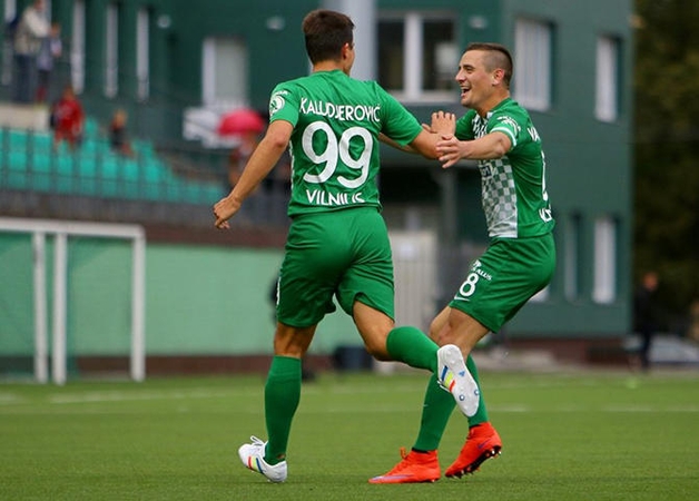 Vilniaus "Žalgirio" futbolininkai privertė pasiduoti vicečempionus