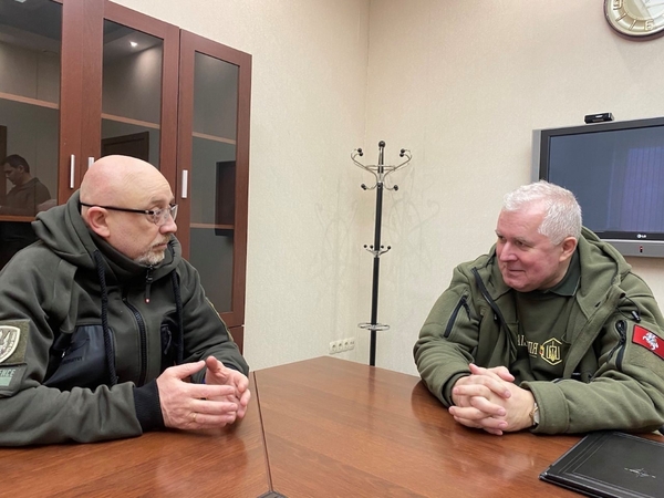  Oleksejus Reznikovas ir Arvydas Anušauskas