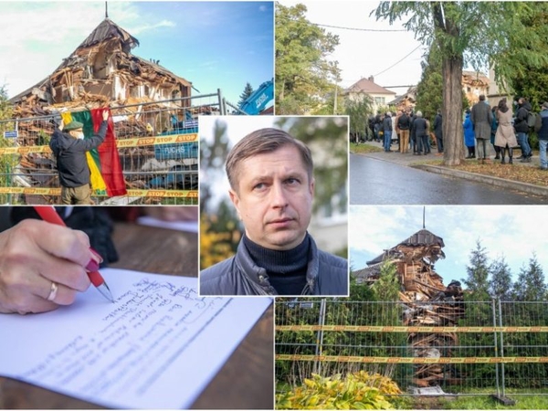 Savininkas privalės nuo pamatų atstatyti beveik nugriautą namą Perkūno alėjoje 