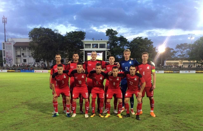 Rezervinė Lietuvos futbolo rinktinė nugalėjo Šri Lankos B komandą