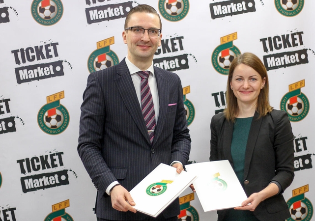 "Ticket Market“ tapo oficialiu Lietuvos futbolo rinktinių bilietų platinimo partneriu