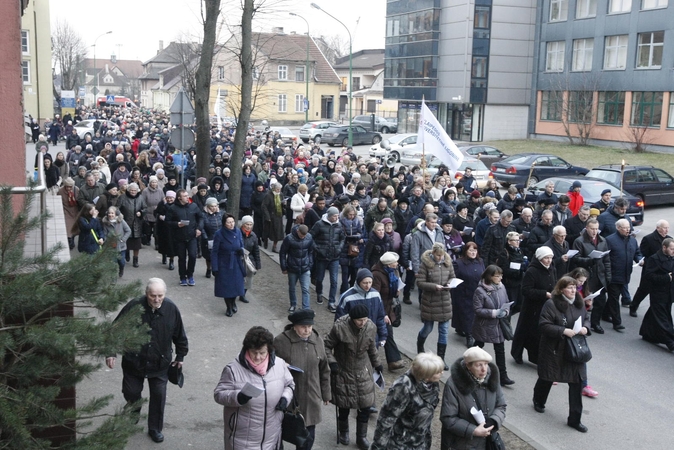 Klaipėdos gatvėse – tikinčiųjų procesija