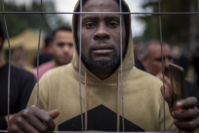Migrantų stovykloje Medininkuose per neramumus panaudotos ašarinės dujos