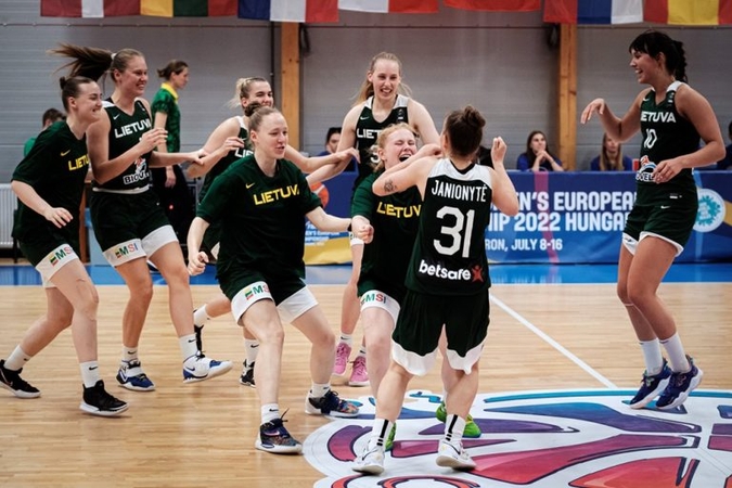 Europos dvidešimtmečių merginų čempionatas šiemet vyks Lietuvoje