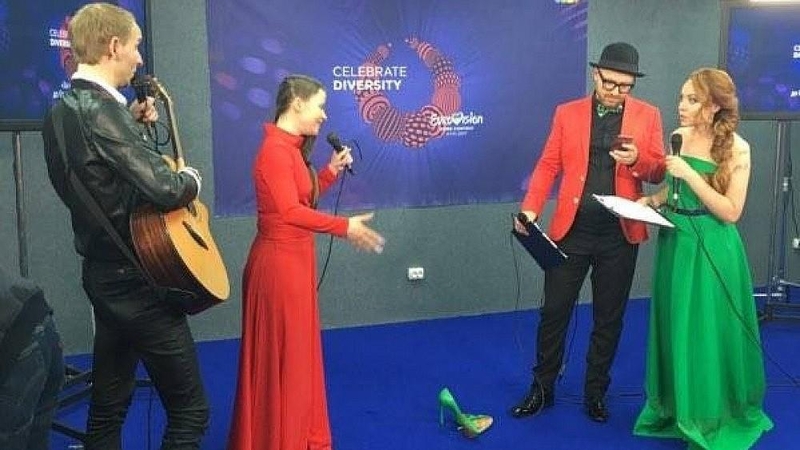 Grupė „Fusedmarc“ dalyvavo tiesioginėje laidoje Ukrainos televizijoje