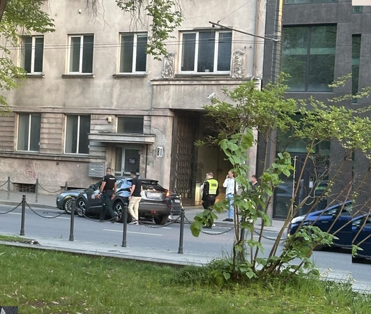 K. Donelaičio gatvėje susidūrė „Audi“ ir „Toyota“