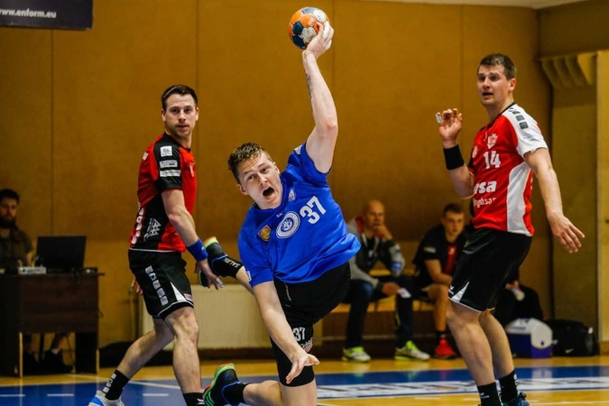 „Dragūno“ rankininkai LRL pusfinalį pradėjo pergale