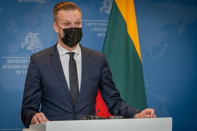 Užsienio reikalų ministras Gabrielius Landsbergis
