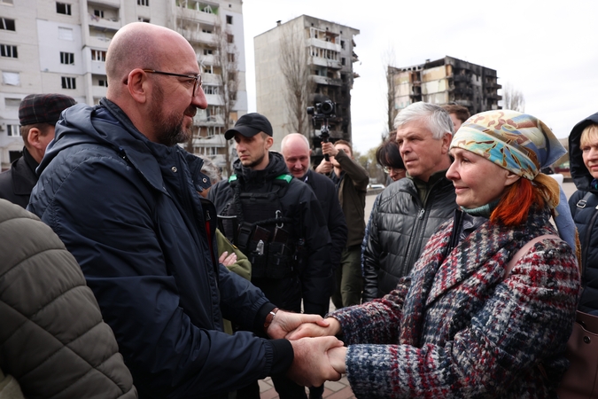 Ch. Michelis: ES padarys viską, kas įmanoma, kad padėtų Ukrainai laimėti karą