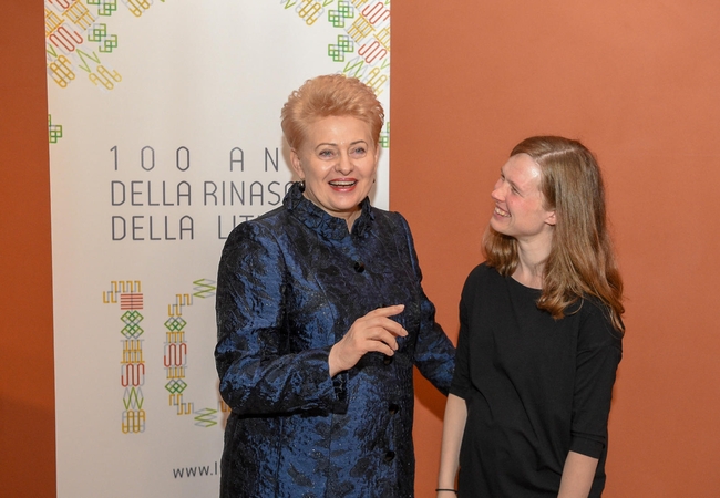 Prezidentė Romoje atidarė Lietuvos kultūros festivalį 