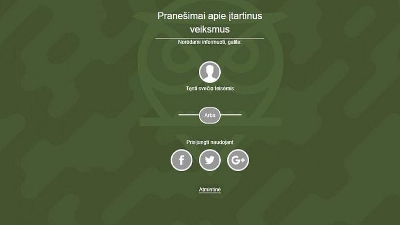 E. Jakilaitis apie platformą akylas.lt: jau užregistruota įtartinų įvykių