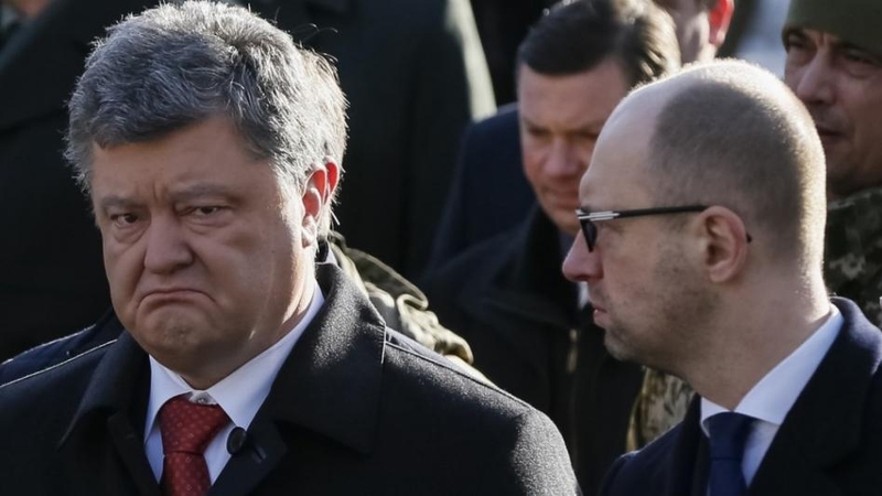 Petro Porošenka ir Arsenijus Jaceniukas
