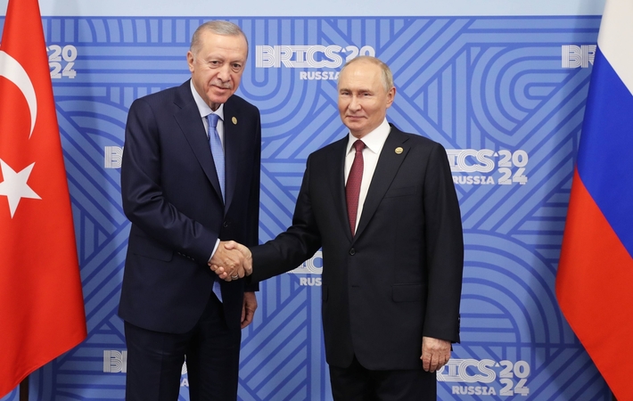 Recepas Tayyipas Erdoganas ir Vladimiras Putinas
