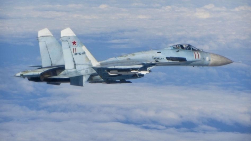 Rusija: Su-27 nebuvo pavojingai priartėjęs prie amerikiečių lėktuvo