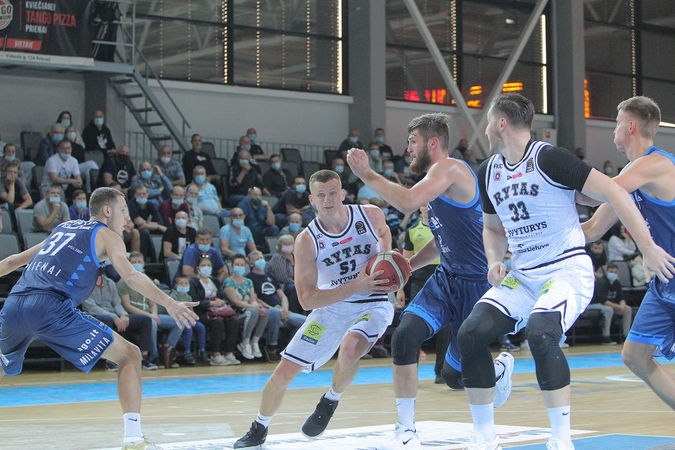 Iš gilios duobės išlipęs „Rytas“ išvargo pergalę Prienuose