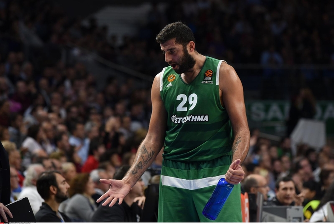 Atėnų „Panathinaikos“ nepasigailėjo Stambulo „Galatasaray“ krepšininkų