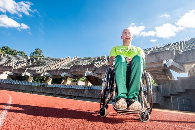 K. Skučas parolimpinių žaidynių 100 m sprinto lenktynėse vežimėliais liko paskutinis