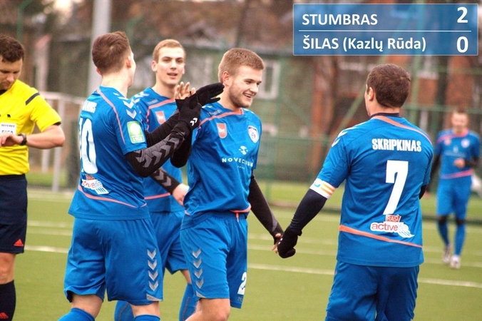 „Stumbro“ futbolininkai įveikė "Šilo" komandą