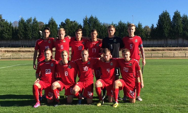 Lietuvos 19-mečių futbolo rinktinė antrąjį kontrolinį mačą prieš estus Taline laimėjo