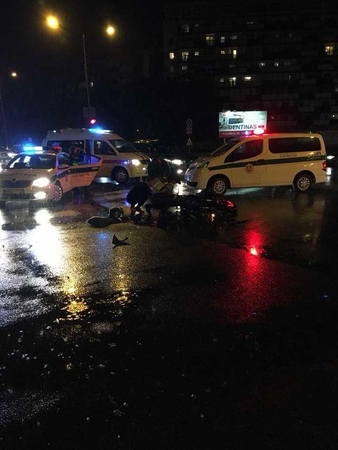 Avarija Panevėžyje: sužalotas su BMW susidūręs motociklininkas
