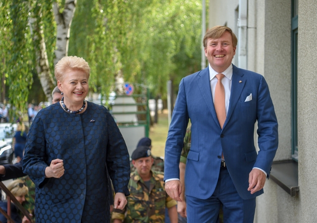 D. Grybauskaitė: Nyderlandai padeda užtikrinti Lietuvos saugumą