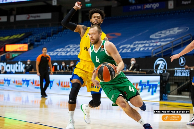 „Žalgiris“ negailestingai sutriuškintas Tel Avive 