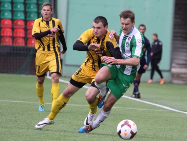 Lietuvos futbolo A lygos lyderis nutraukė "Šiaulių" klubo pergalių seriją
