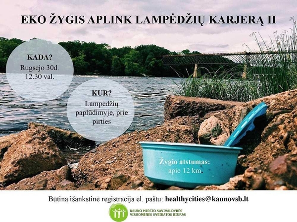 Šeštadienį – ekologinis žygis aplink Lampėdžių karjerą 