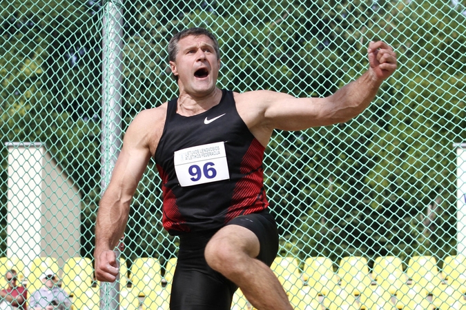 V.Alekna tarptautiniame lengvaatlečių turnyre Vokietijoje buvo šeštas