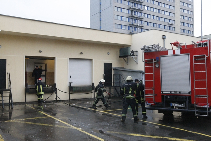 Bandelės sukėlė gaisrą prekybos centre