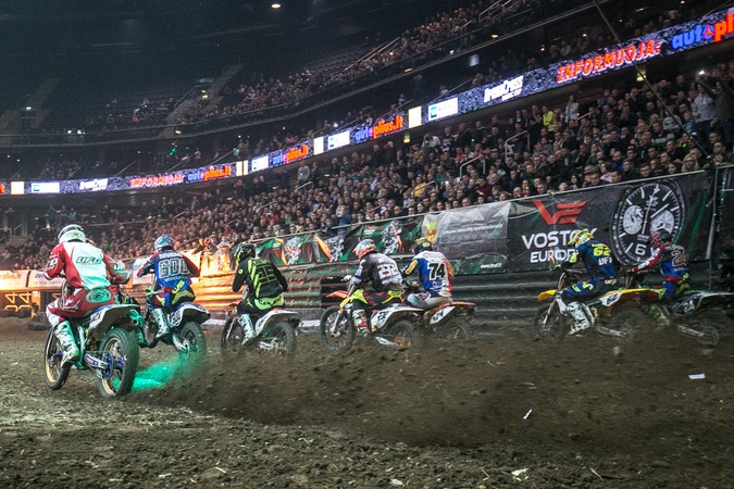 „Arenacross Baltic Cup“ varžybose Kaune triumfavo latvis 
