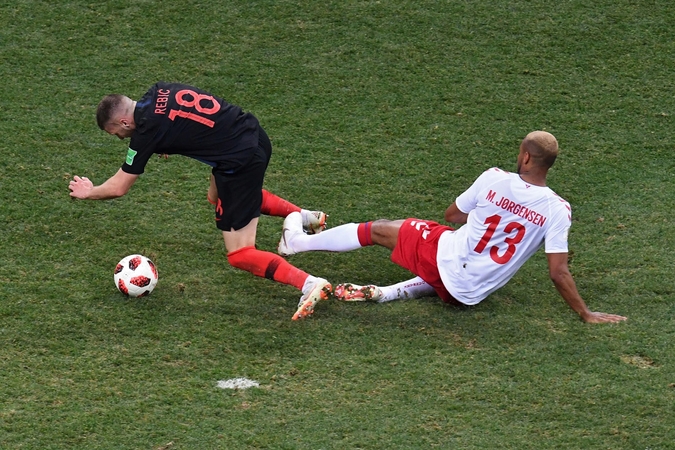 Kroatijos futbolininkai po 11 m baudinių serijos palaužė danus