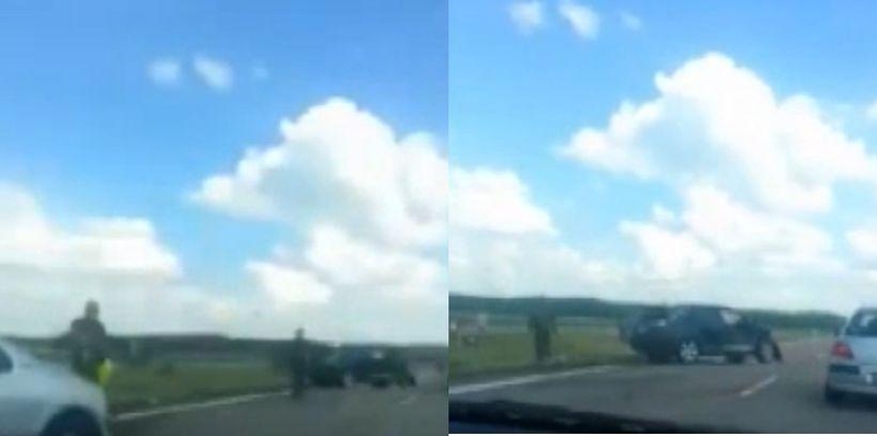 Likviduoti avarijos padariniai autostradoje