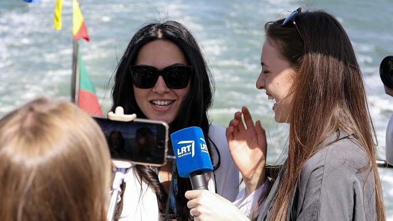 I. Zasimauskaitė ėmėsi vedėjos vaidmens: pristatinėjo „Eurovizijos“ žvaigždes