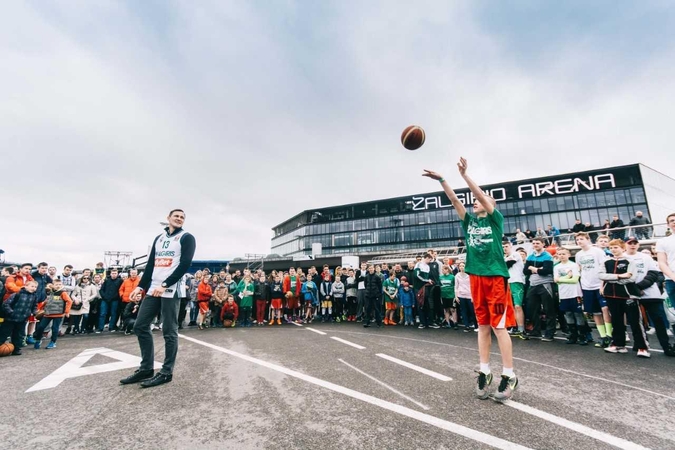 Jubiliejiniame „Žalgirio“ 3×3 turnyre – integruoto krepšinio rungtynės