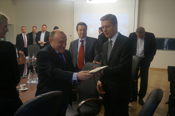 Klaipėdos uoste apsilankė Ukrainos geležinkelių vadovybė