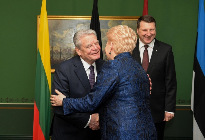 Vokietijos prezidentui – Lietuvos padėka už paramą steigiant NATO batalioną