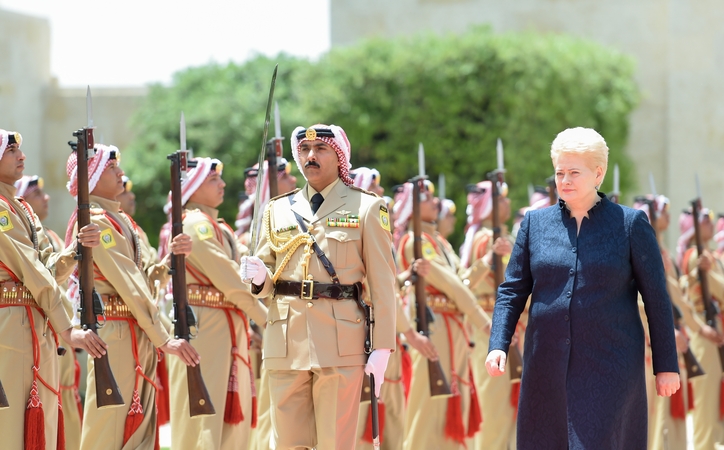 Prezidentė D. Grybauskaitė susitiko su Jordanijos karaliumi 