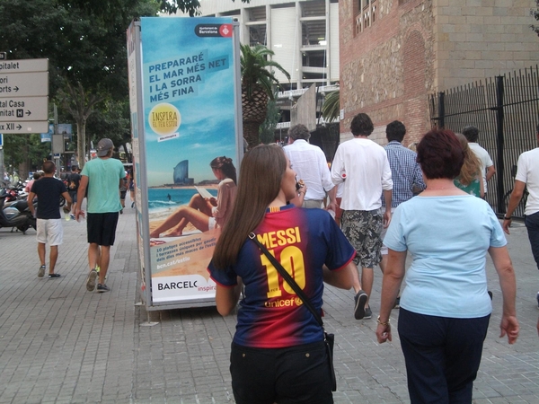 „Barcelona“ lyderio L.Messi marškinėlius vilki ir maži, ir dideli.