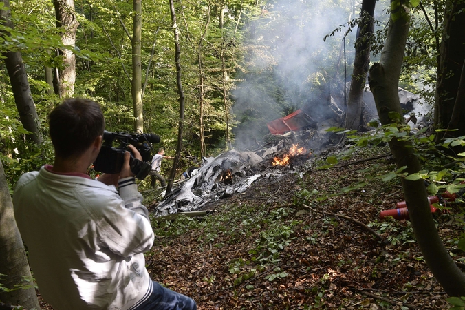 Slovakijoje susidūrė du parašiutininkų lėktuvai: žuvo septyni žmonės